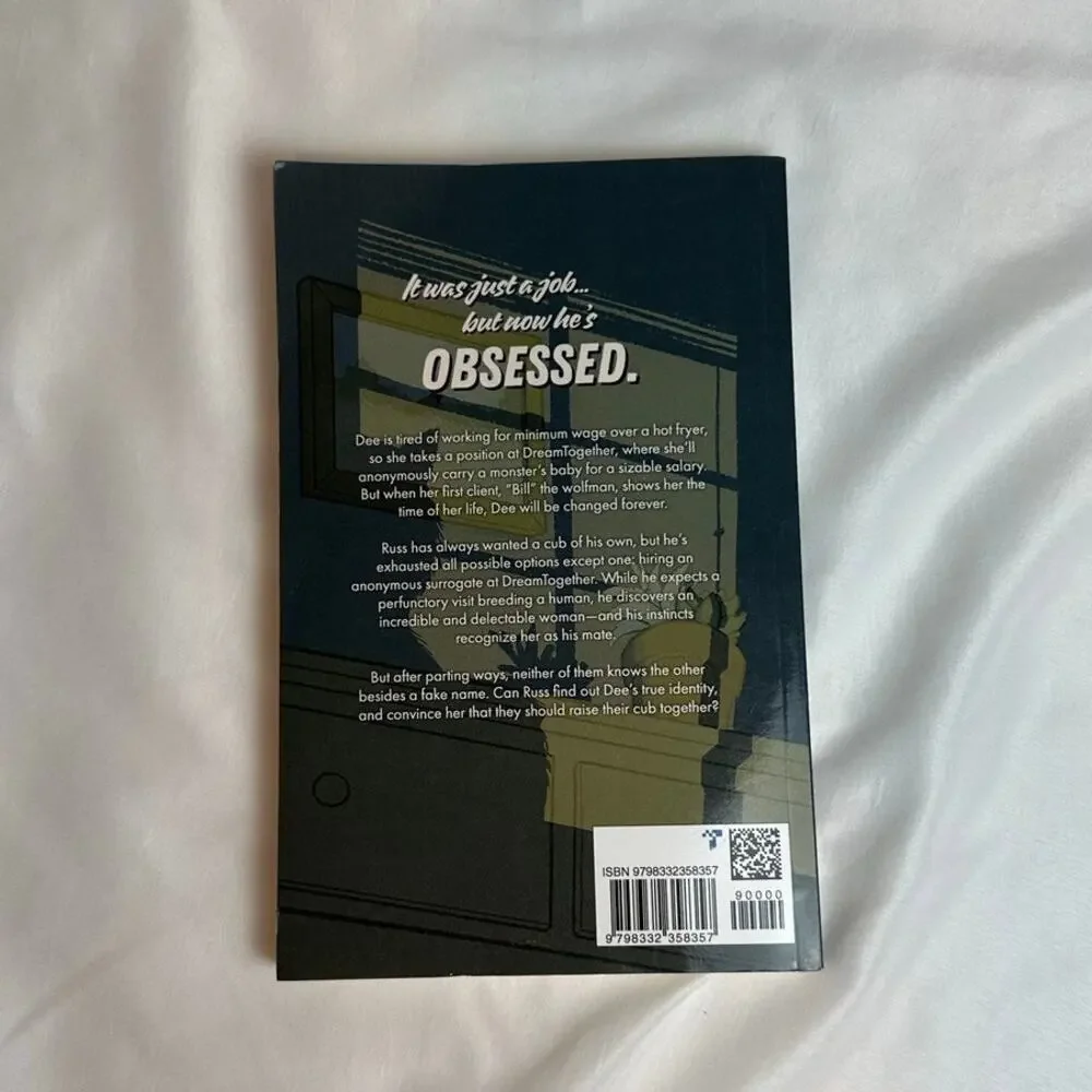 Bred by the Wolfman Lyonne Riley Indie Paperback Steamy Monster Romance